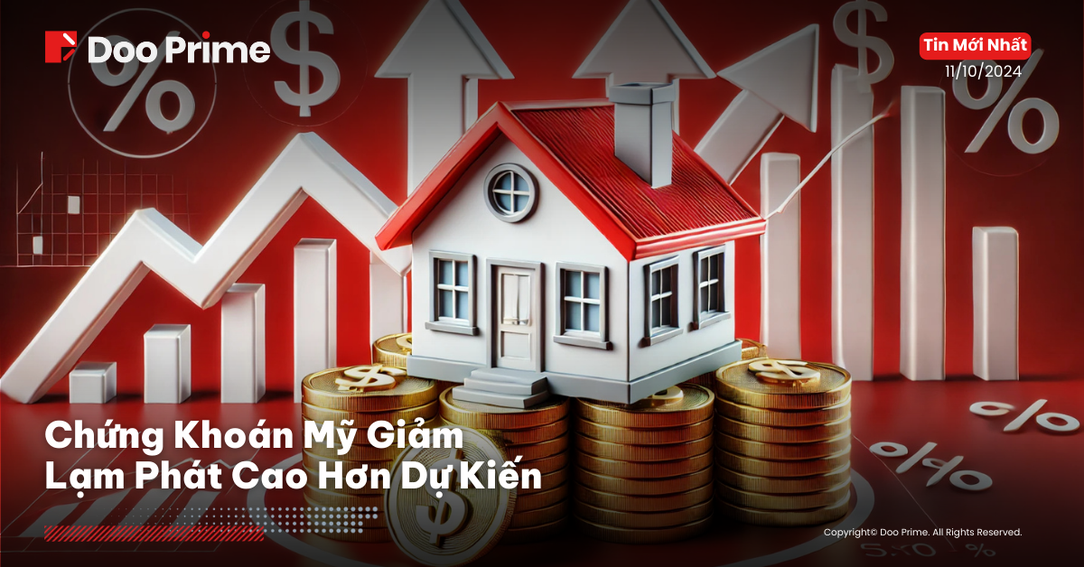 Chứng Khoán Mỹ Giảm, Lạm Phát Cao Hơn Dự Kiến