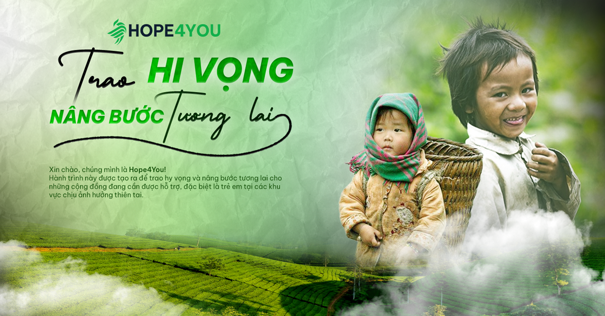 HOPE4YOU Lan Tỏa Yêu Thương Tại Phú Yên: Hành Trình Nhỏ, Giá Trị Lớn