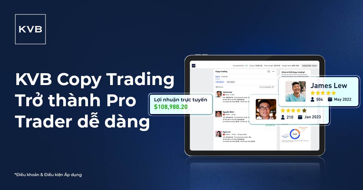KVB Copy Trading: Cơ hội kiếm tiền thụ động