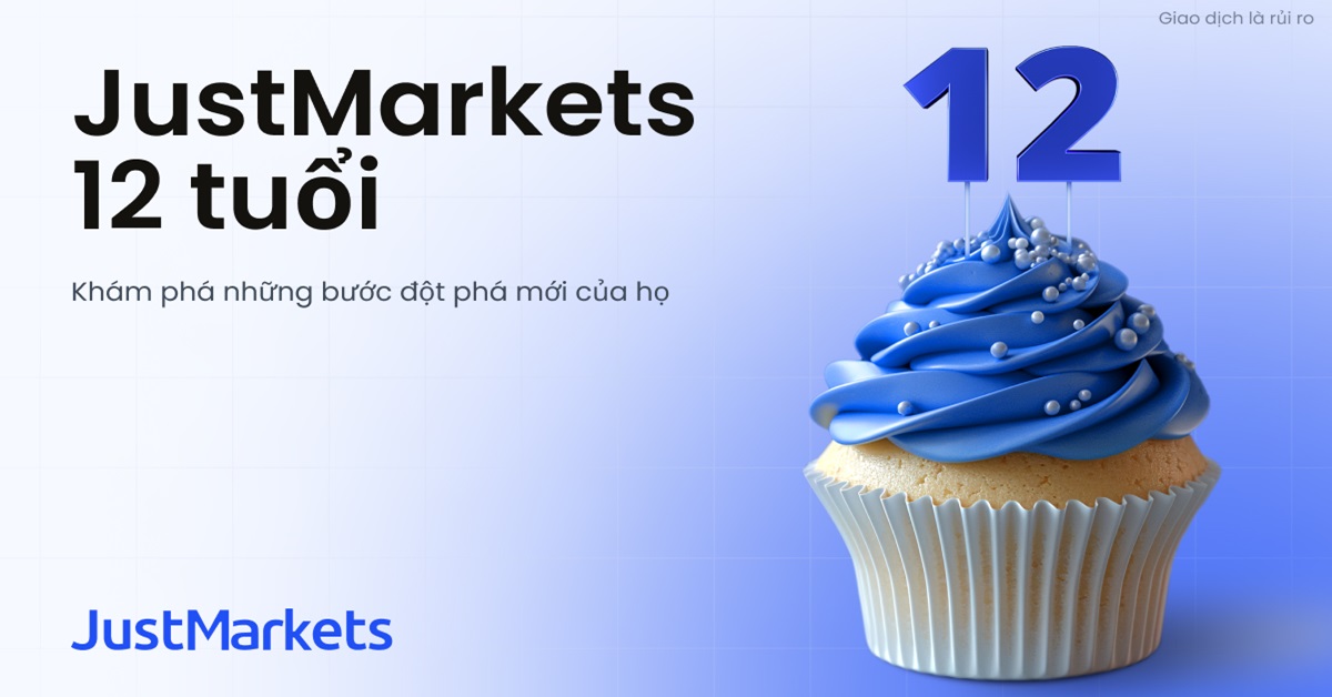 JustMarkets 12 tuổi: Khám phá những bước đột phá mới của họ
