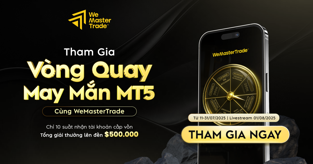 Mở Tài Khoản MT5 - Cơ Hội Nhận Ngay Giải Thưởng Lên Đến $500.000 Tại WeMasterTrade