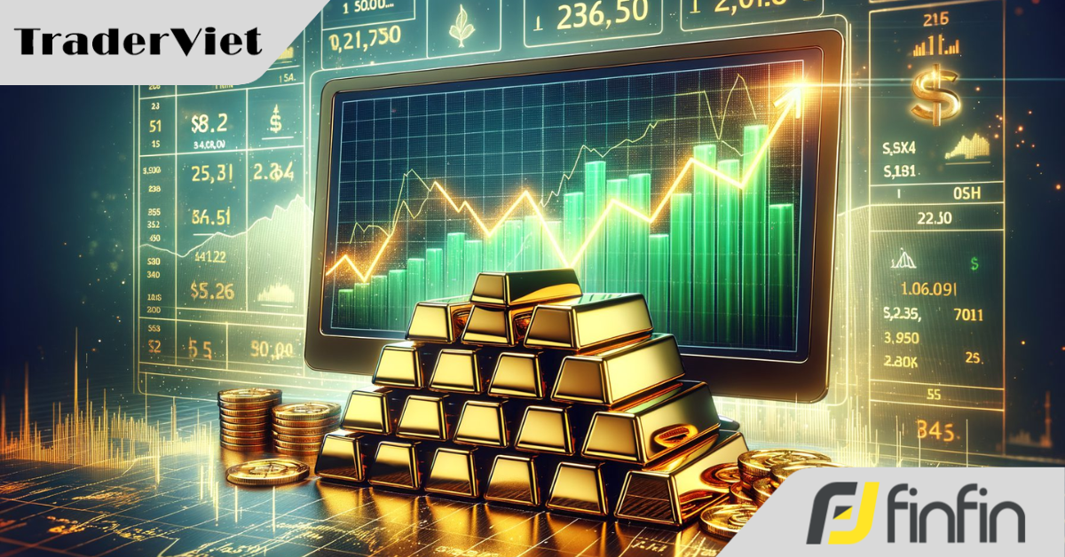 Giá vàng tăng hơn 9% trong hai tuần, nhà đầu tư quốc tế ồ ạt xuống tiền