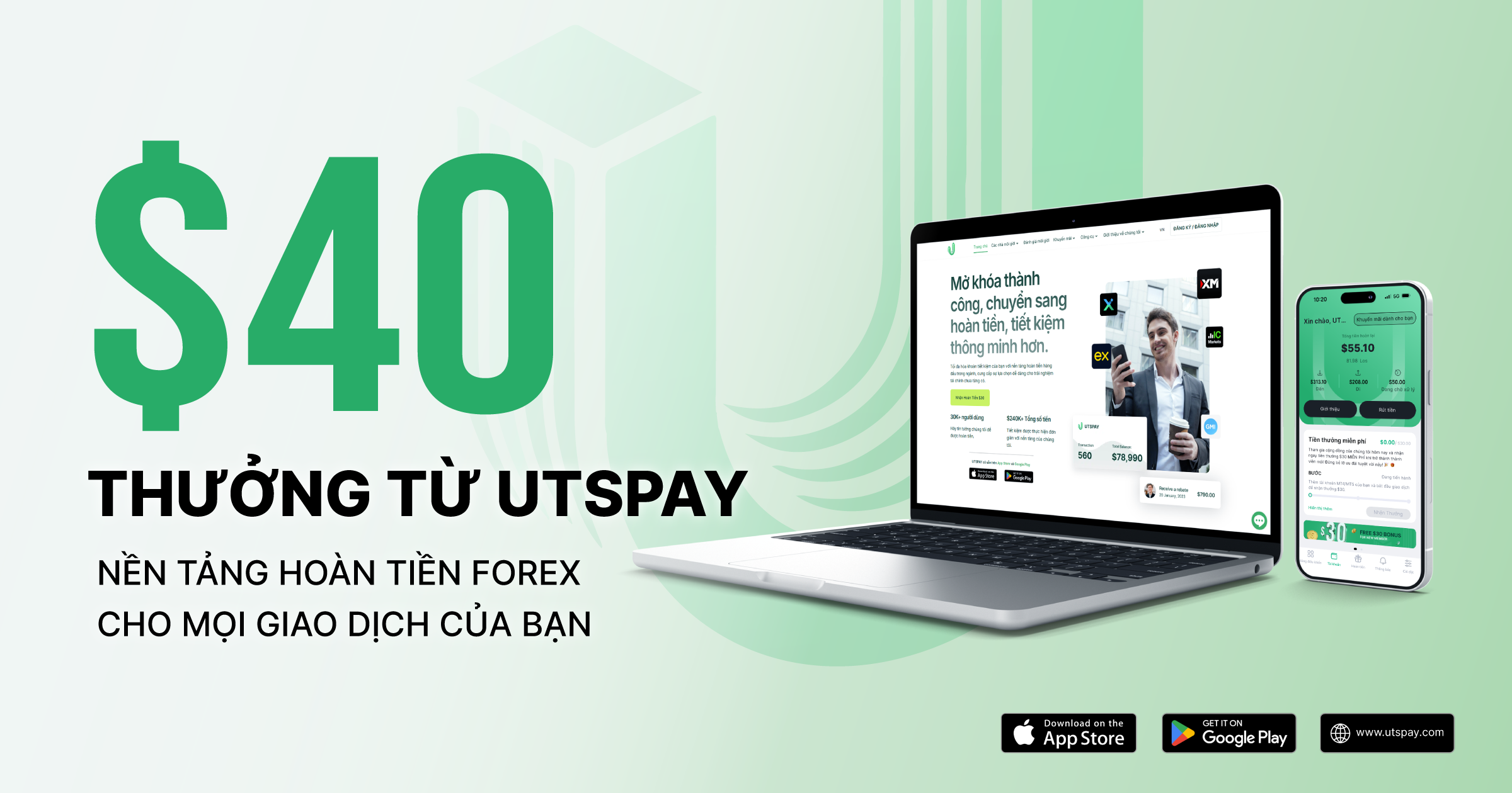 Chuyển Đổi Thông Minh Hơn Cùng UTSPAY — Nền Tảng Hoàn Tiền Forex Hàng Đầu