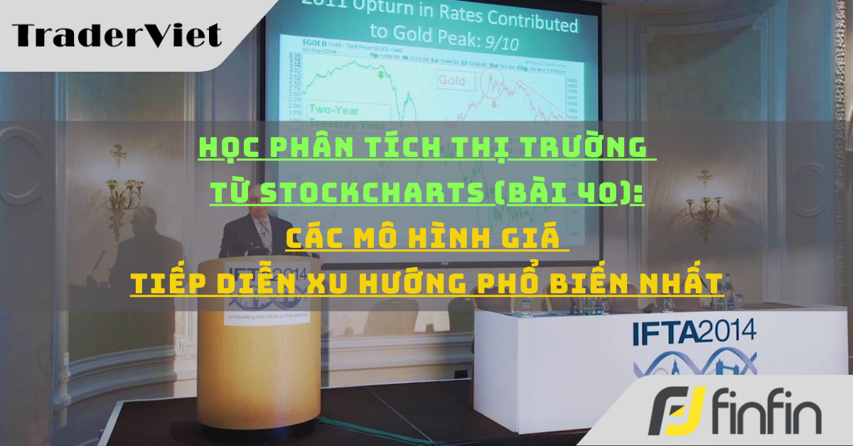 Học phân tích thị trường từ Stockcharts (Bài 40): Các mô hình giá tiếp diễn xu hướng phổ biến nhất