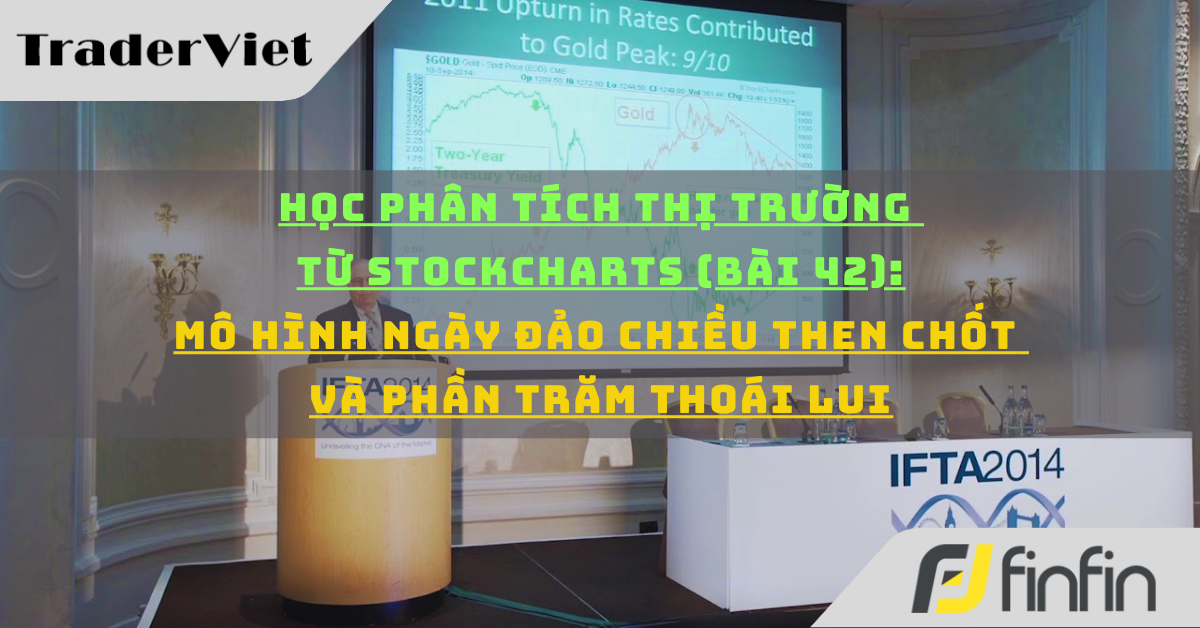Học phân tích thị trường từ Stockcharts (Bài 42): Mô hình Ngày đảo chiều then chốt và phần trăm thoái lui