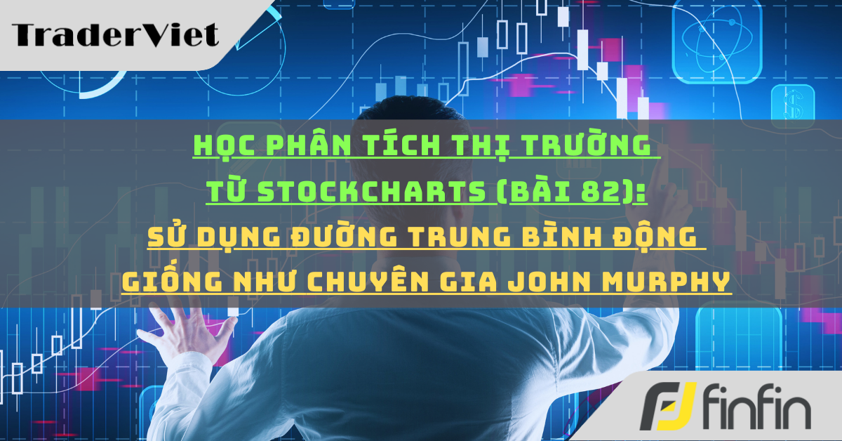 Học phân tích thị trường từ Stockcharts (Bài 82): Sử dụng đường trung bình động chuẩn như chuyên gia John Murphy
