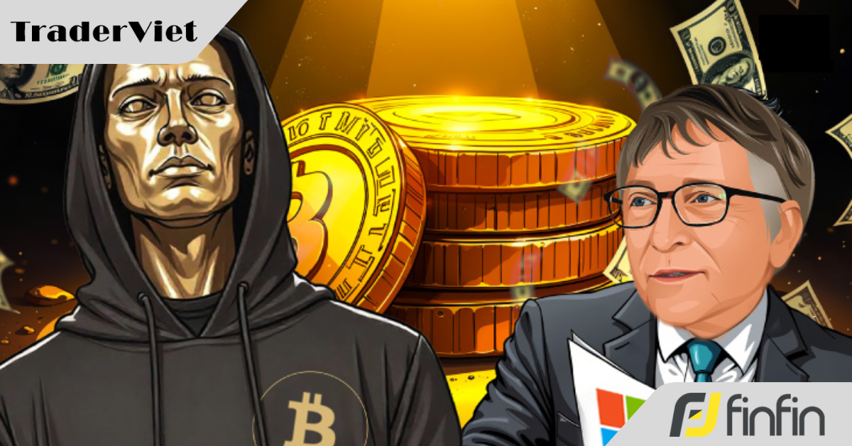Satoshi Nakamoto vượt qua Bill Gates