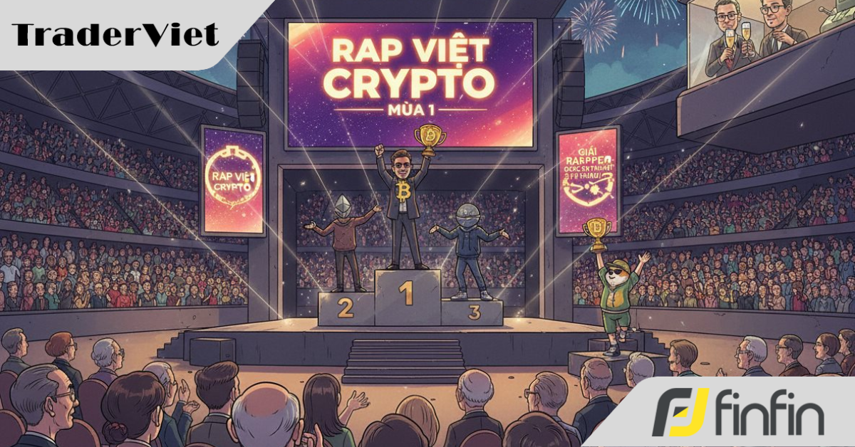 2 đại gia 'Bolero' VIX và TCBS nhanh chân trở thành 'bầu show' Rap Việt Crypto