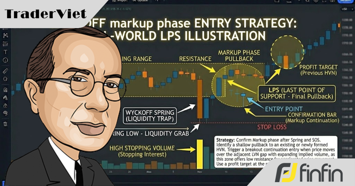 2 điểm vào lệnh sống còn cho Trader thực chiến phương pháp Wyckoff