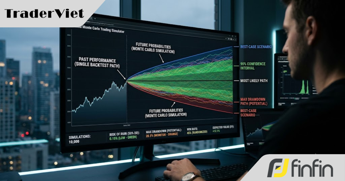 "Kính chiếu yêu" Monte Carlo Simulator: Công cụ đập tan sự ngây thơ của Backtest thông thường