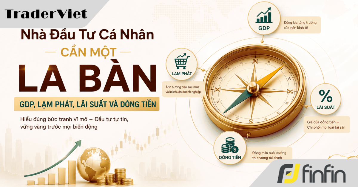 Nhà đầu tư cá nhân cần một La bàn: GDP, Lạm phát, Lãi suất và Dòng tiền (phần 2)