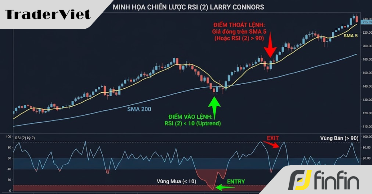 Hệ thống Giao dịch của Larry Connors: Bí mật bắt đáy ngắn hạn với Winrate chót vót