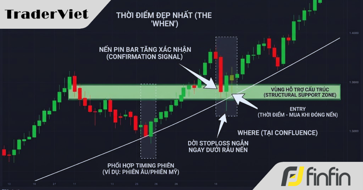 Tối ưu hóa "Timing" và "Location": Đâu là thời điểm và vị trí "vàng" để vào lệnh Price Action?