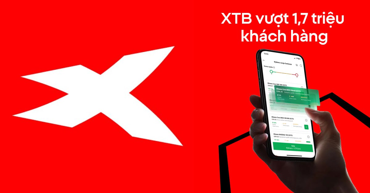 XTB khẳng định vị thế với 1,7 triệu khách hàng và doanh thu đột phá nửa đầu năm 2025