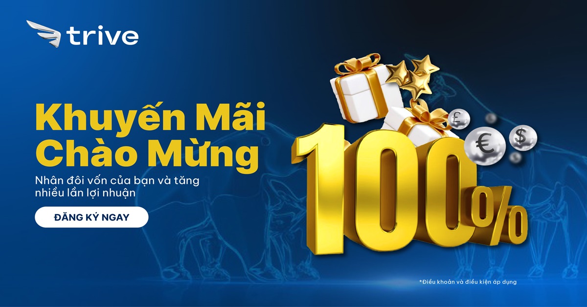 Nâng cao kết quả giao dịch của bạn với Chương Trình Thưởng nạp lần đầu 100%