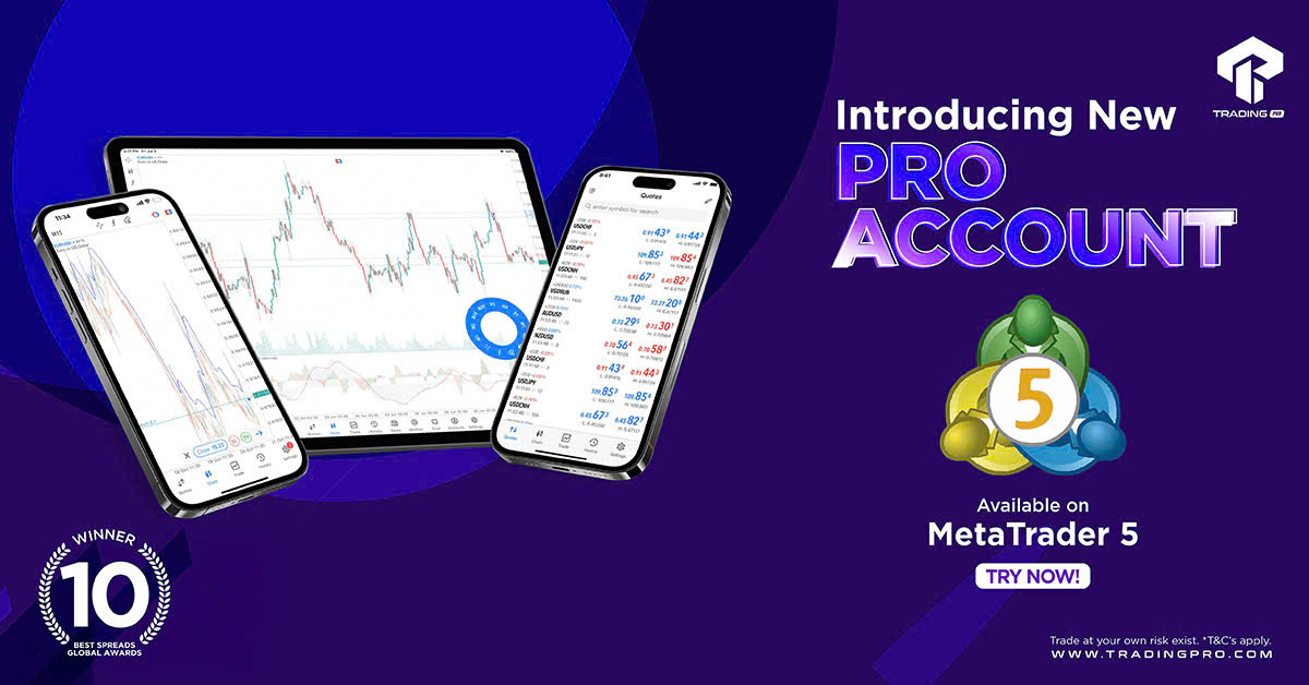 TradingPRO Ra Mắt Tài Khoản MT5 PRO