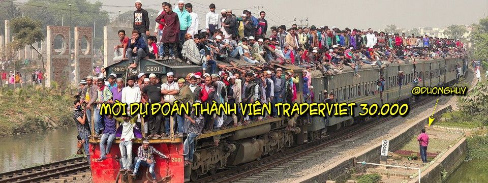 (Game vui) Mời dự đoán có thưởng ngày xuất hiện thành viên thứ 30.000 của diễn đàn TraderViet