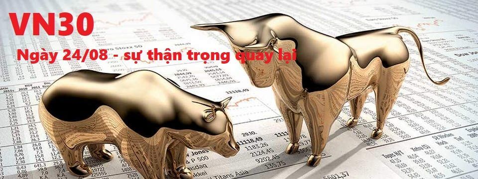Phân tích phái sinh VN30 - Ngày 24/08 - Sự thận trọng quay lại?