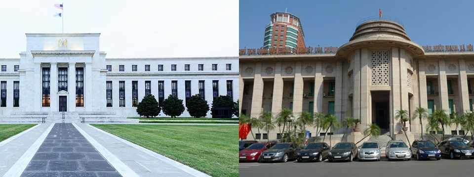 So sánh FED và Ngân hàng nhà nước Việt Nam
