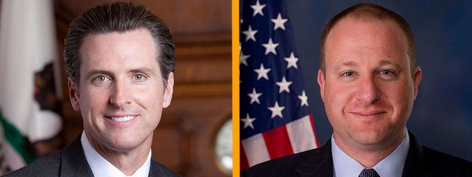 Thống đốc mới của California và Colorado ủng hộ Bitcoin