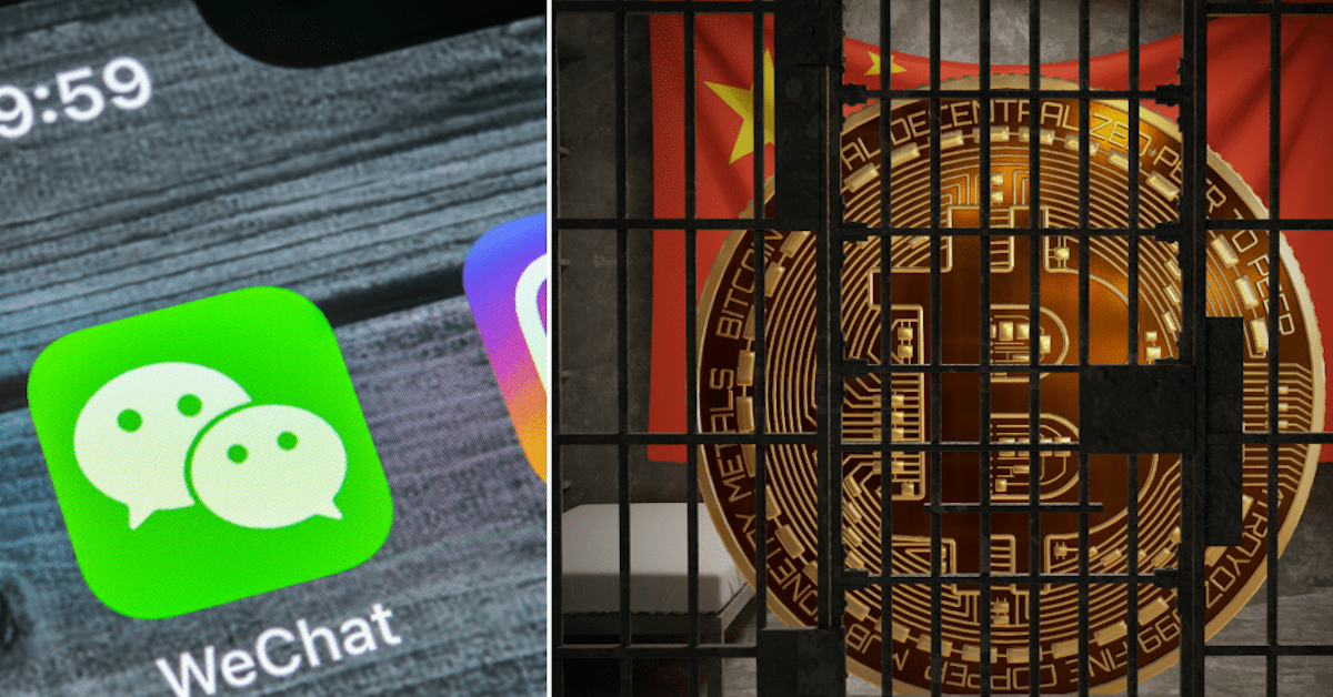 Ứng dụng nhắn tin Trung Quốc WeChat cấm giao dịch tiền mã hóa