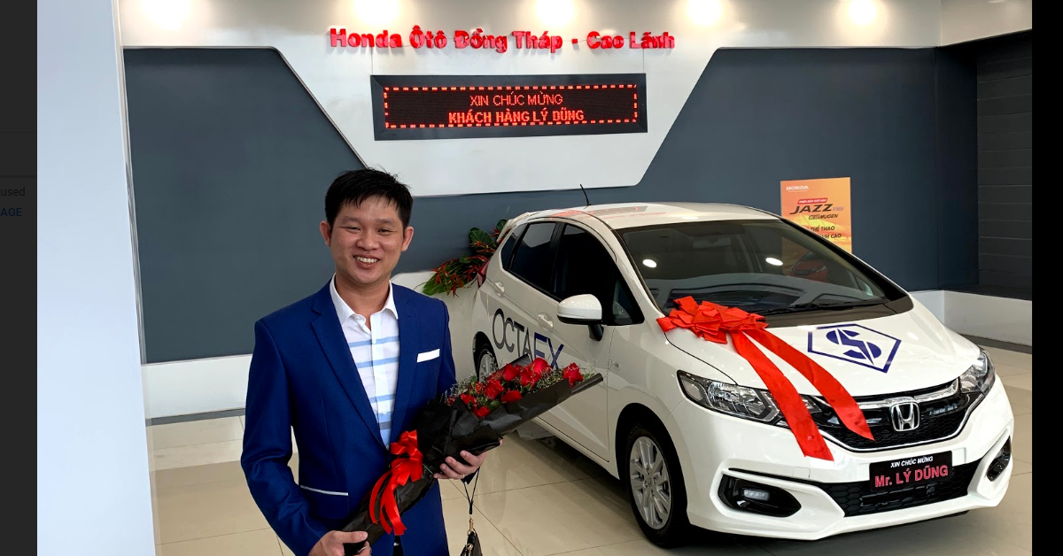 OctaFX trao tặng chiếc Honda thứ 3 cho các Đối tác tham dự Cuộc thi