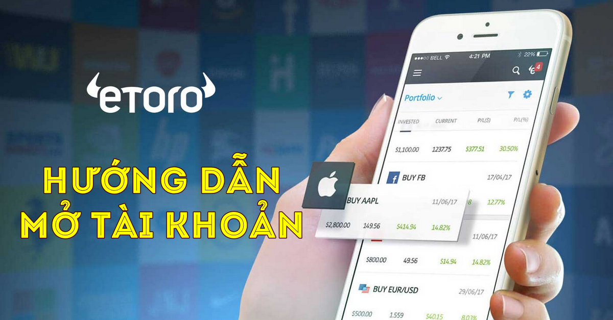 Hướng Dẫn Mở Tài Khoản Giao Dịch Tại eToro