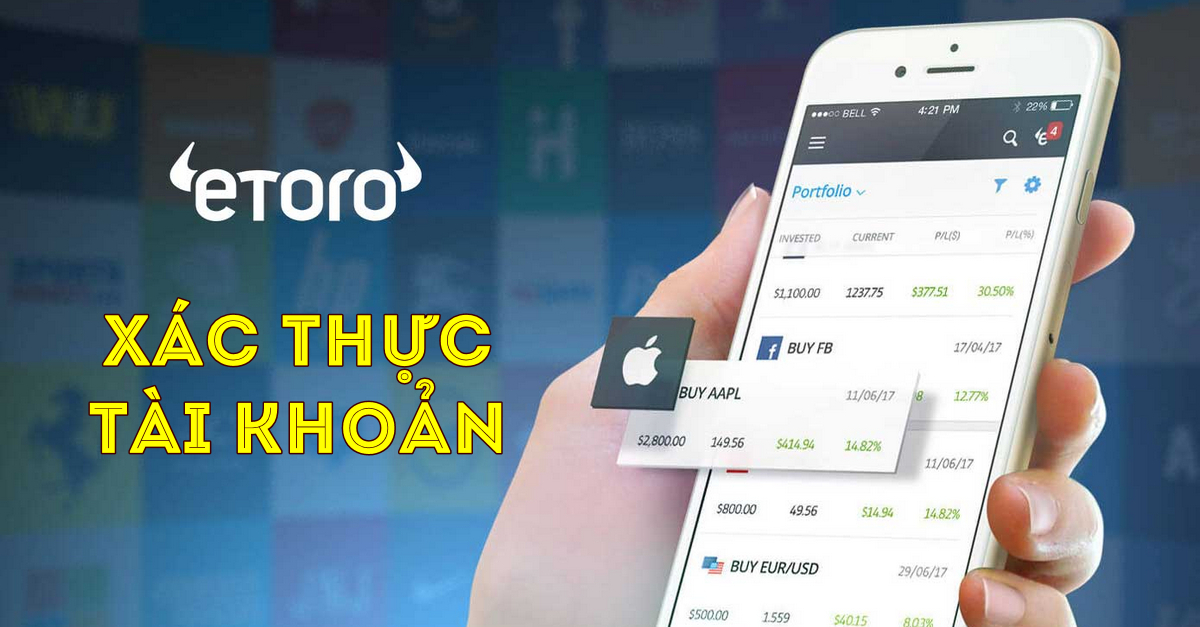 Hướng Dẫn Xác Thực Tài Khoản eToro