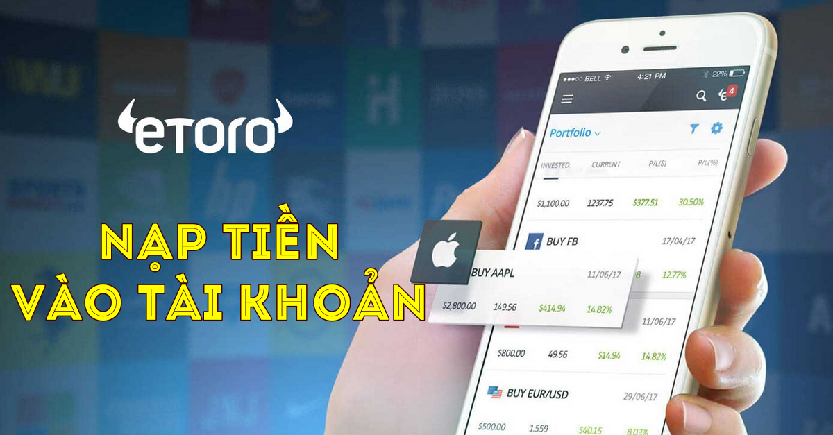 Hướng Dẫn Nạp Tiền Vào Tài Khoản eToro