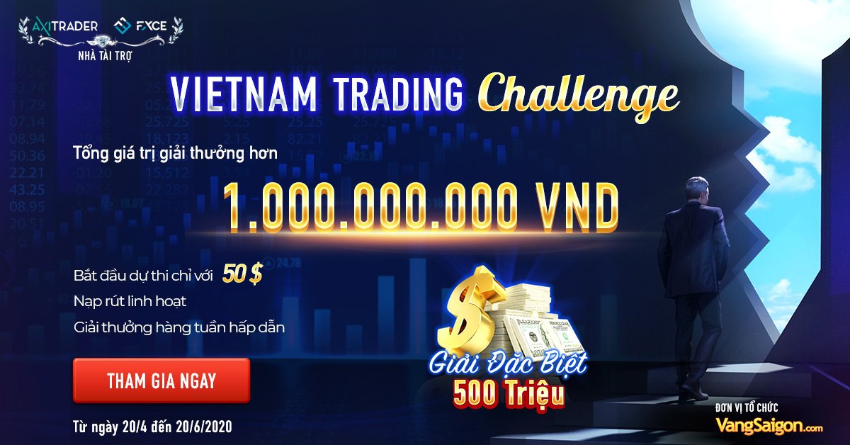 Mời tham gia cuộc thi trading hàng đầu VN với giải thưởng hơn 1 tỉ đồng của Vàng Sài Gòn và FXCE