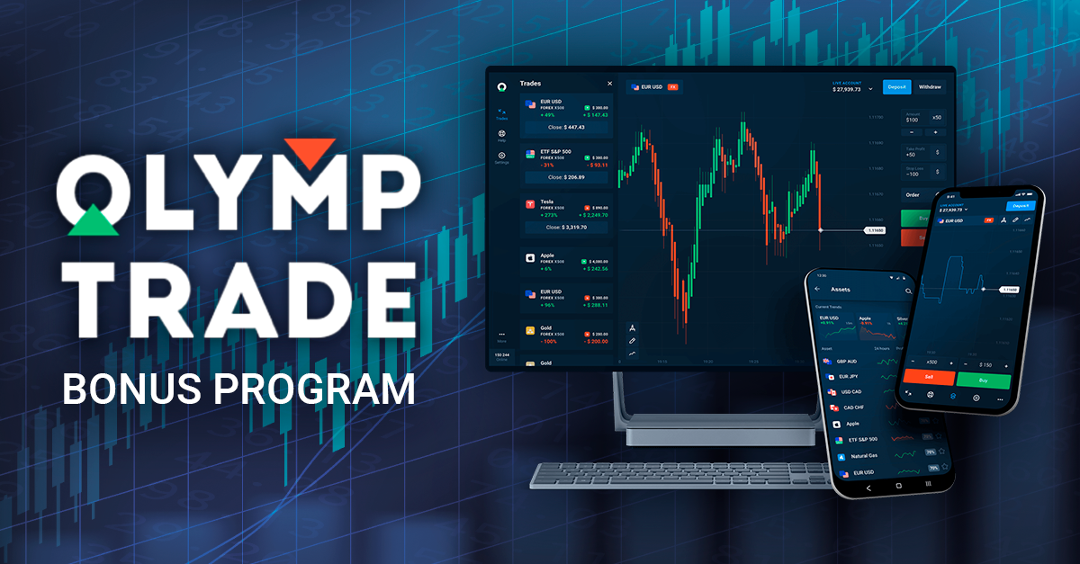 Tiền thưởng trên sàn Olymp Trade