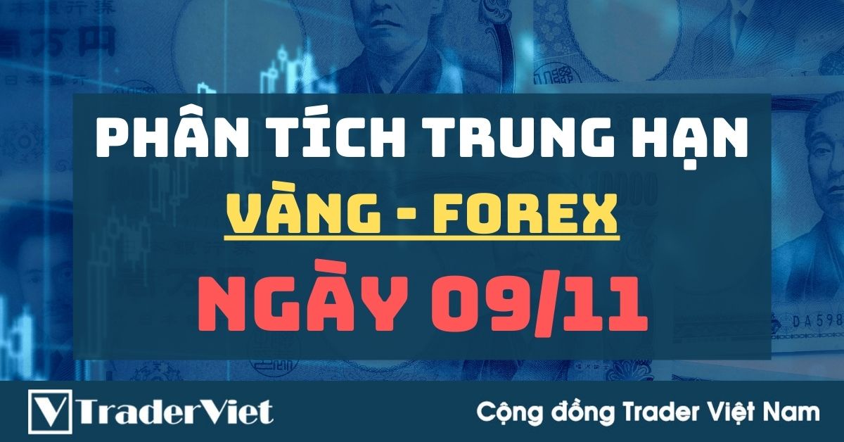 Phân tích Vàng - Forex trung hạn ngày 09/11: Xu hướng và mô hình biểu đồ cần lưu ý
