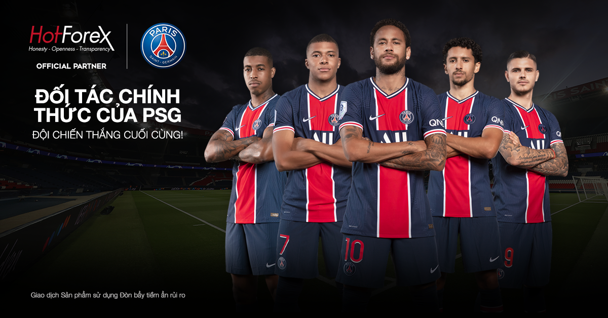 HotForex trở thành đối tác chính thức của Paris Saint-Germain
