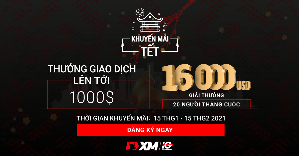 30% Bonus + Rút thăm may mắn với Khuyến Mãi Tết XM
