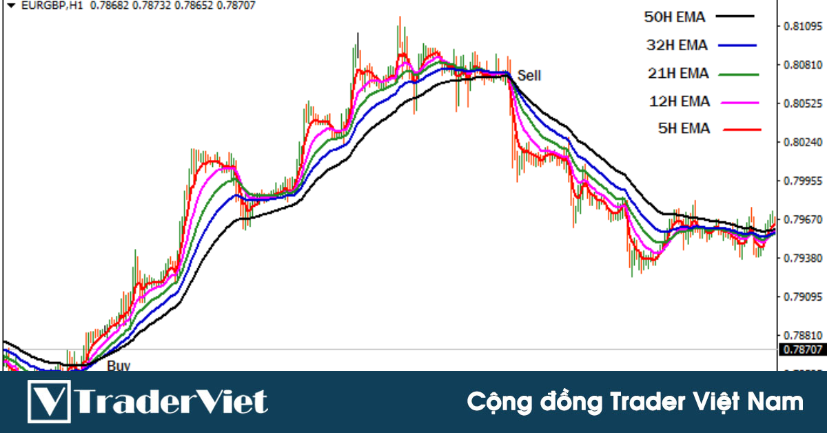 Hệ thống giao dịch với 5 đường trung bình EMA - Cách tối ưu để sử dụng các đường Trung bình!