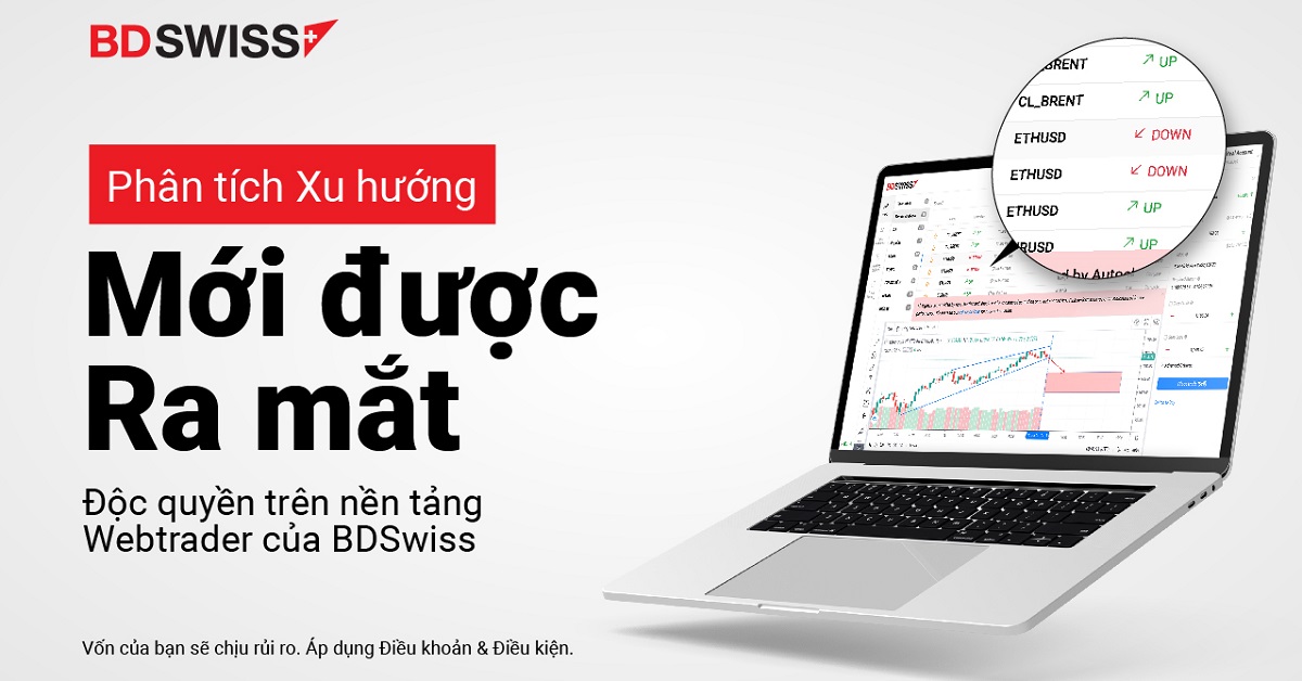 BDSwiss Ra mắt Công cụ Phân tích Xu hướng Độc quyền Chỉ có trên Nền tảng WebTrader
