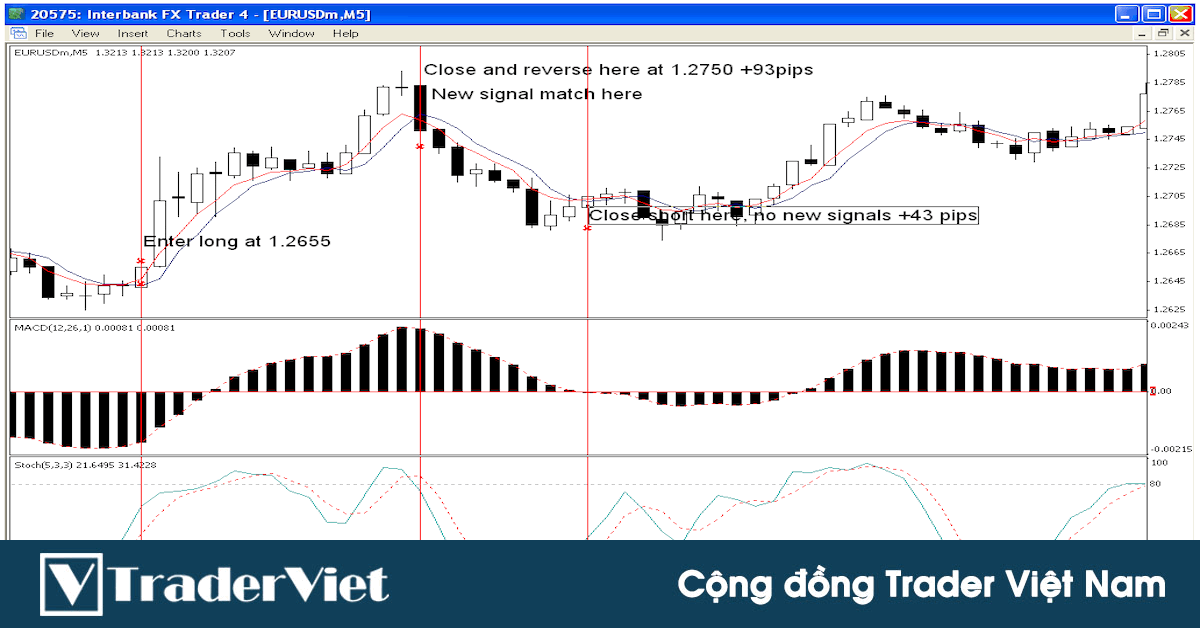 Hệ thống giao dịch Force 5 Phút kiếm 50 pip mỗi ngày huyền thoại trên Forex Factory