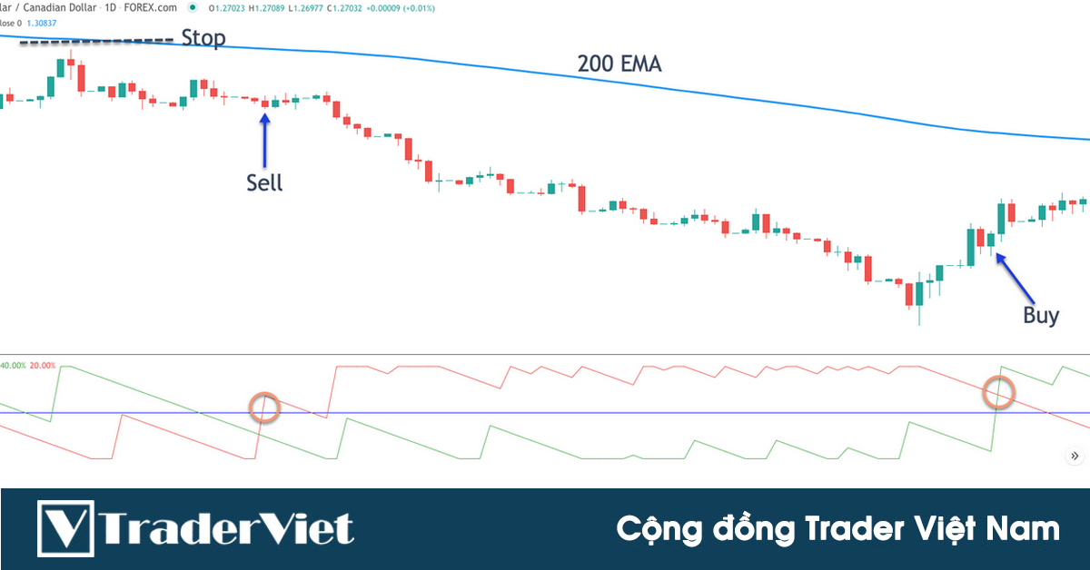Cách dùng chỉ báo Aroon xác định xu hướng và sức mạnh xu hướng CỰC CHUẨN