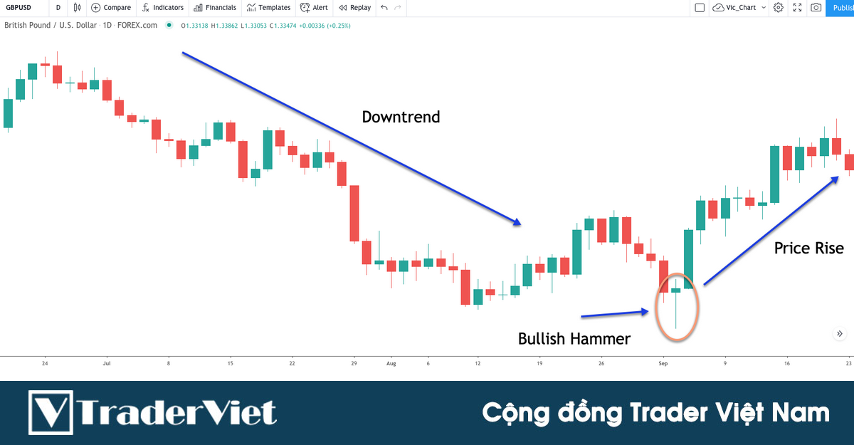 Điều kiện thị trường này sẽ giúp tín hiệu từ nến Hammer trở nên cực kỳ giá trị với price action trader