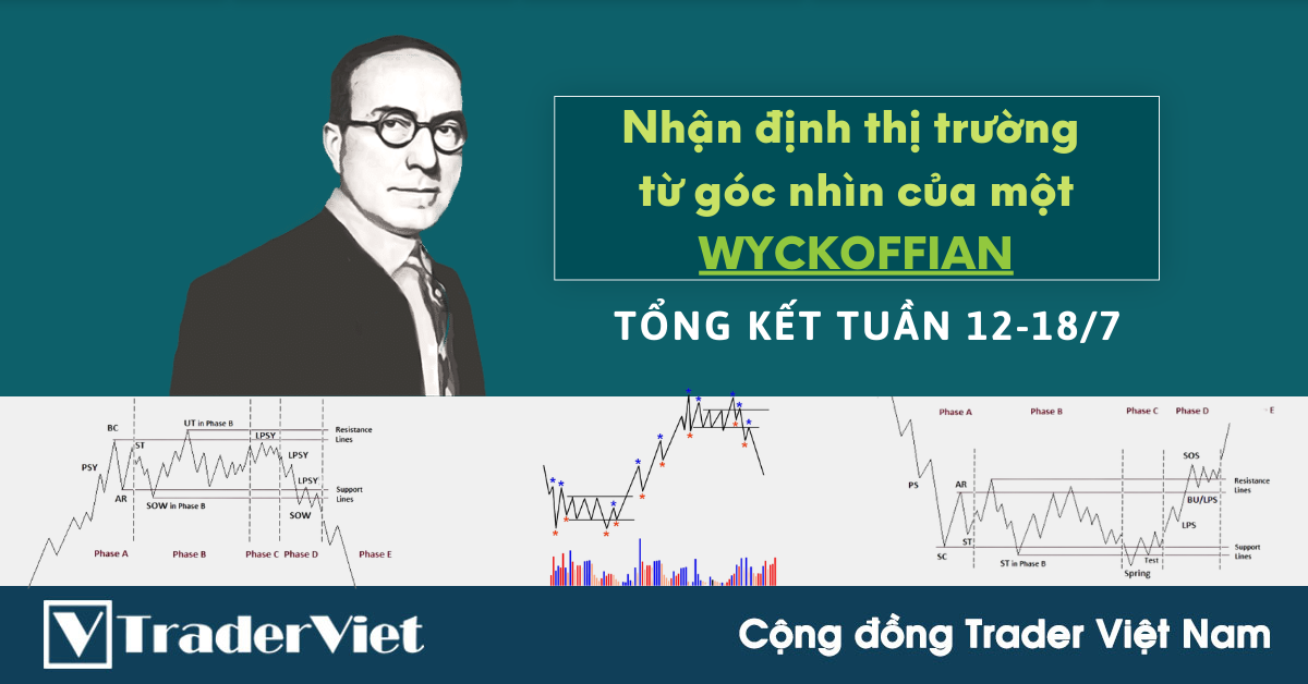 Nhận định Thị Trường dưới góc nhìn của một Wyckoffian - Tổng kết tuần 12-18/7