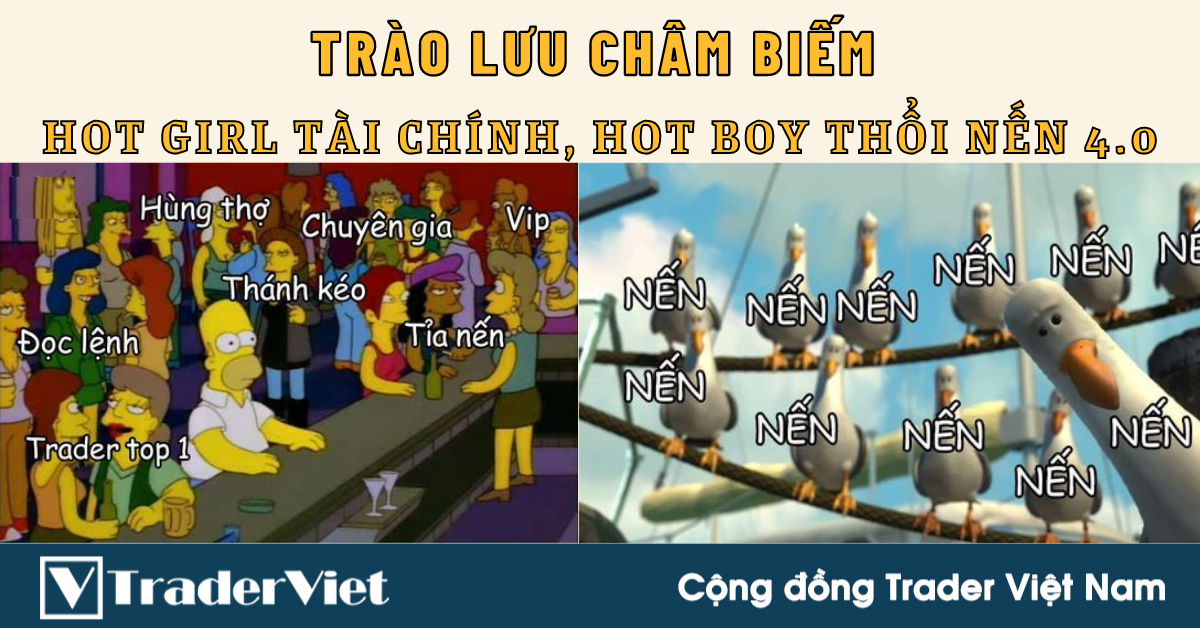 Trào lưu châm biếm các hot girl tài chính, hot boy thổi nến 4.0