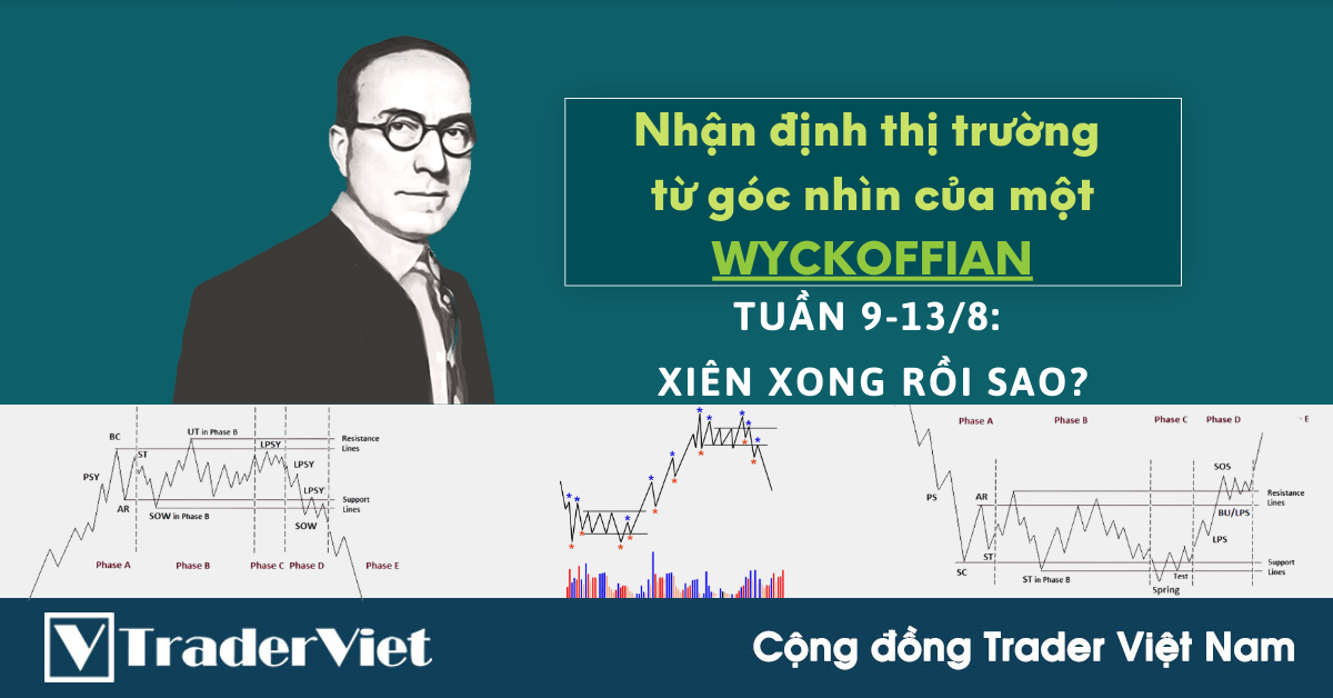 Nhận định Thị Trường dưới góc nhìn của một Wyckoffian - Tuần 9-13/8: Xiên xong rồi sao?