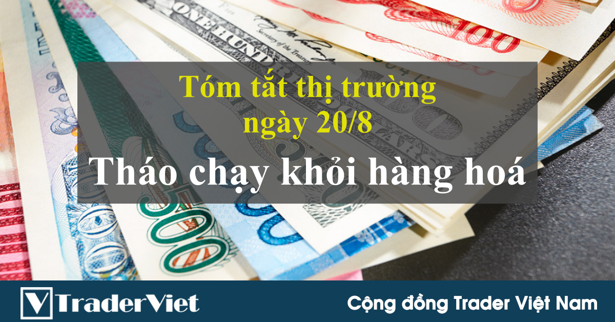 Tóm tắt diễn biến thị trường sau phiên Mỹ - đầu phiên Á ngày 20/8: Tháo chạy khỏi nhóm hàng hoá!