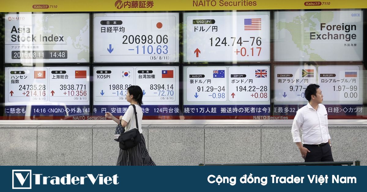 Tin nóng tài chính đầu ngày 26/08 - Chứng khoán châu Á lưỡng lự khi các trader cân nhắc rủi ro từ Trung Quốc và Fed!