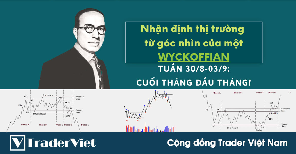 Nhận định Thị Trường dưới góc nhìn của một Wyckoffian - Tuần 30/8-03/9... : Cuối tháng đầu tháng!