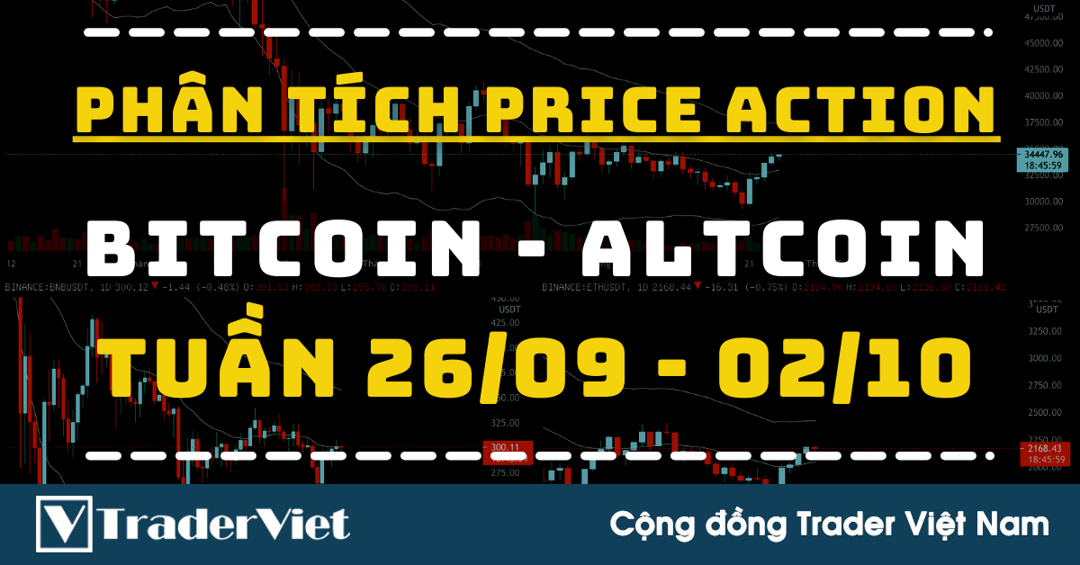 Phân Tích BITCOIN - ALTCOIN Theo Price Action Tuần 26/09-02/10