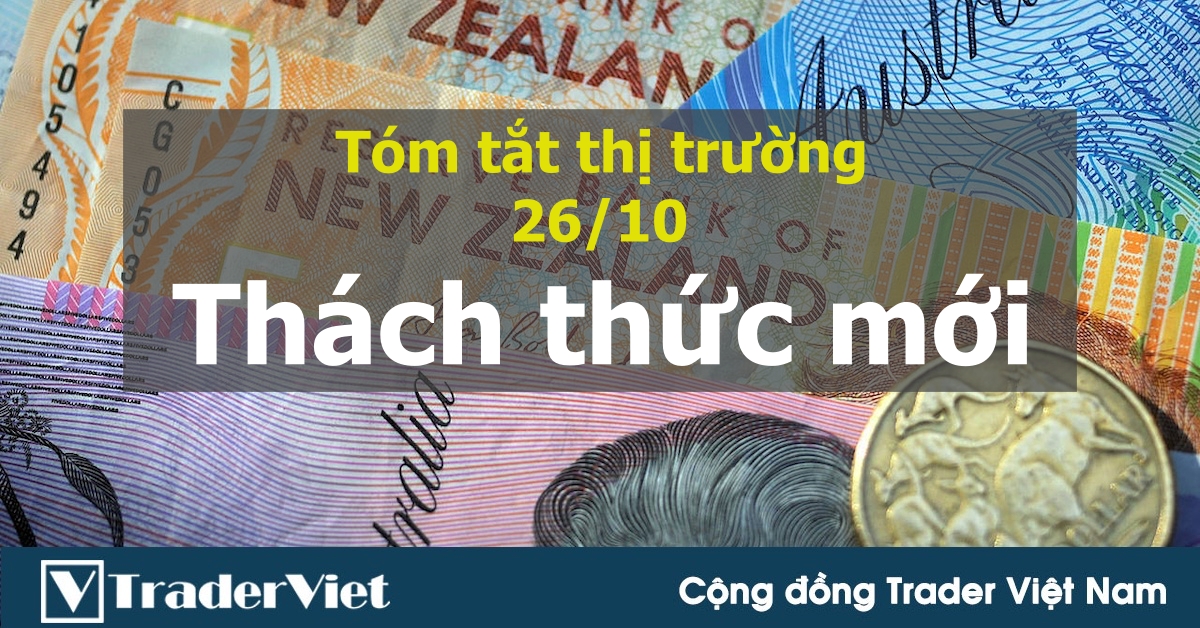 Tóm tắt diễn biến thị trường sau phiên Mỹ - đầu phiên Á ngày 27/9: Thách thức mới đầu tuần!