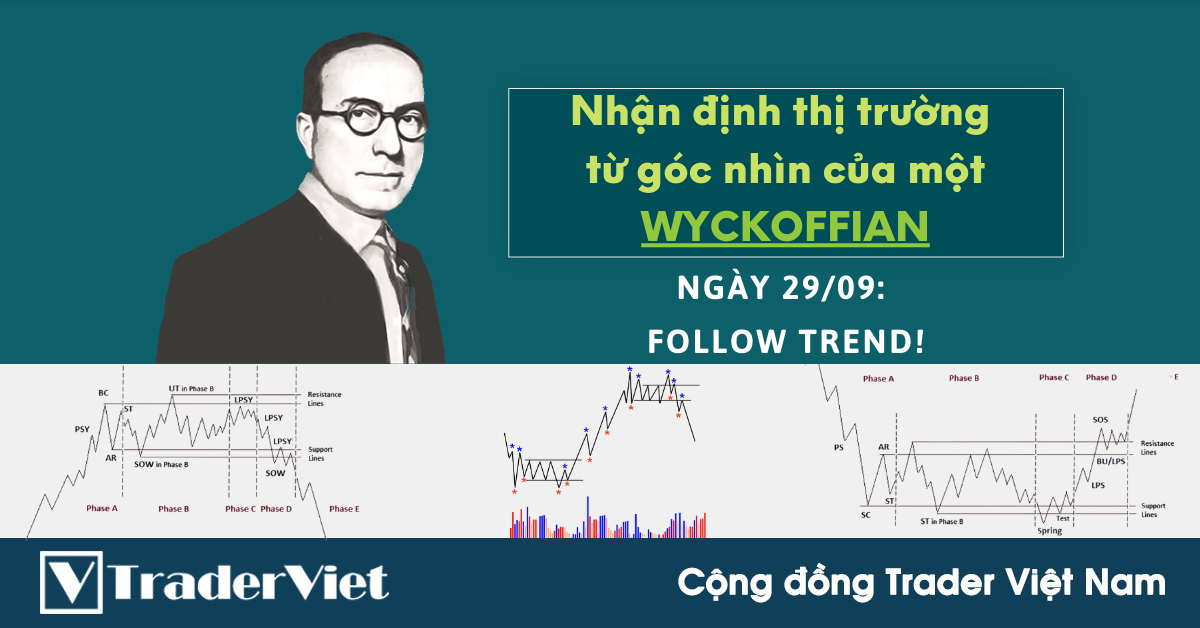 Nhận định Thị Trường dưới góc nhìn của một Wyckoffian - 29/9: Lại follow trend!