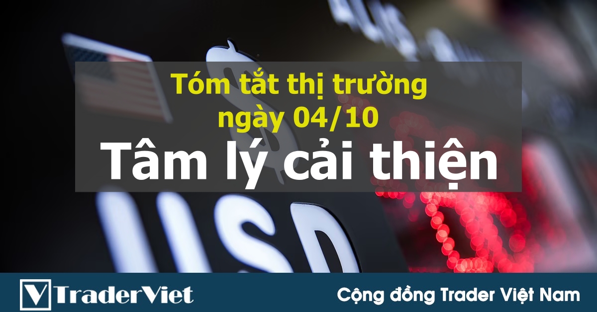 Tóm tắt diễn biến thị trường sau phiên Mỹ - đầu phiên Á ngày 04/10: Tâm lý thị trường được cải thiện
