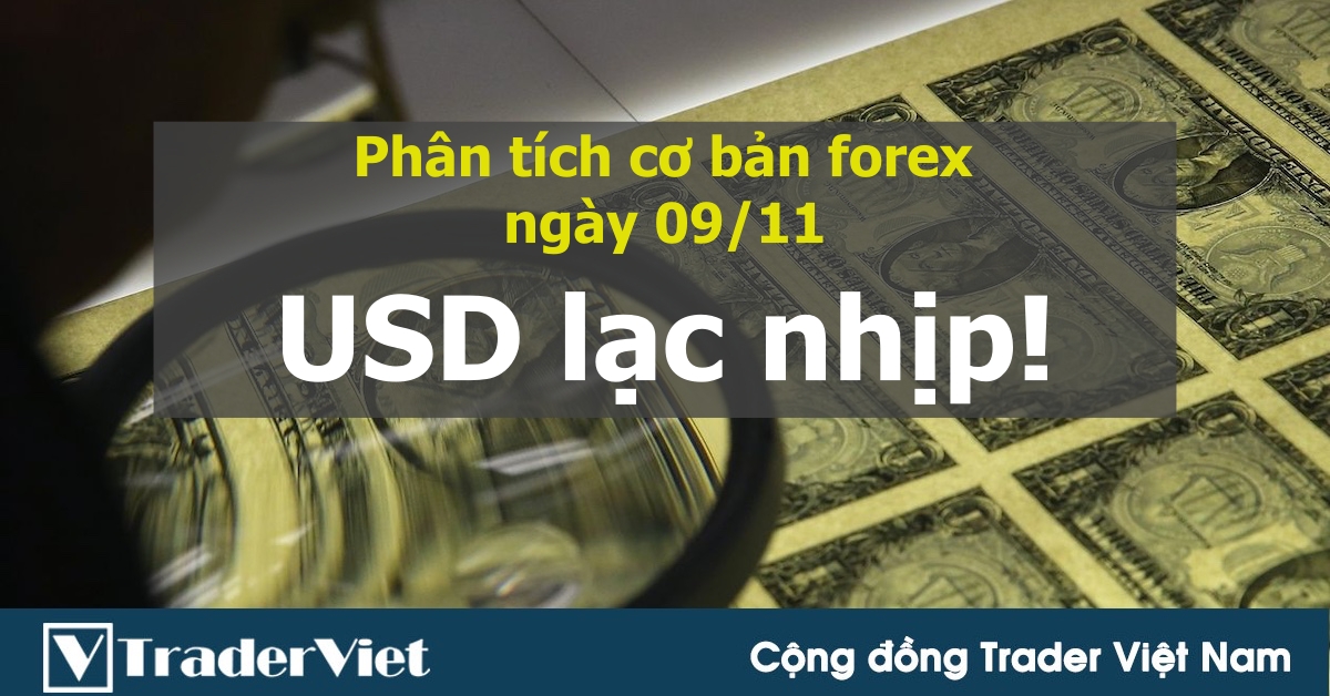 Phân tích cơ bản thị trường forex ngày 09/11: Tại sao đồng USD đang tách rời khỏi lợi suất?